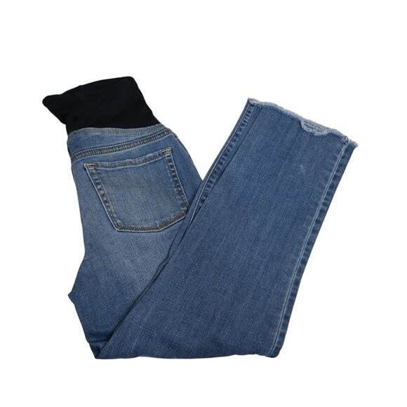 Isabel Maternity Women's 2 Straight Crop Jeans - Picture 3 of 9